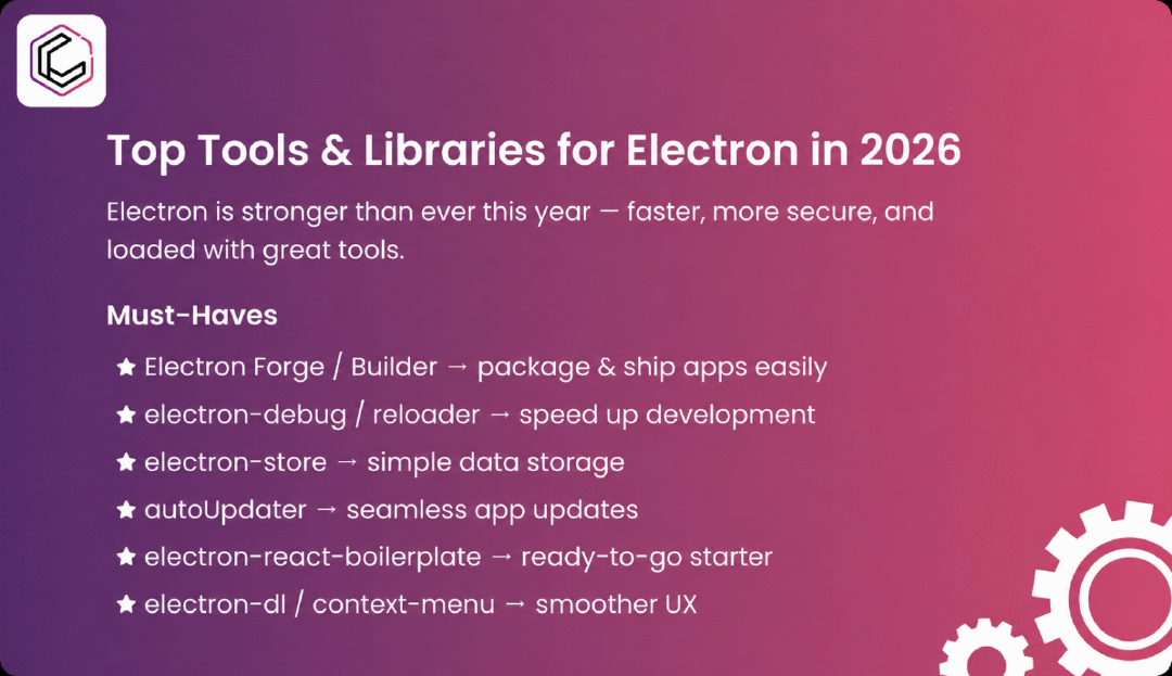 Top Tools and Libraries to Use with Electron in 2026