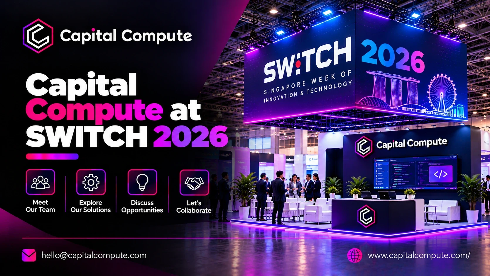 Capital Compute at SWITCH 2026: Connecting with Founders on AI and Product Development
