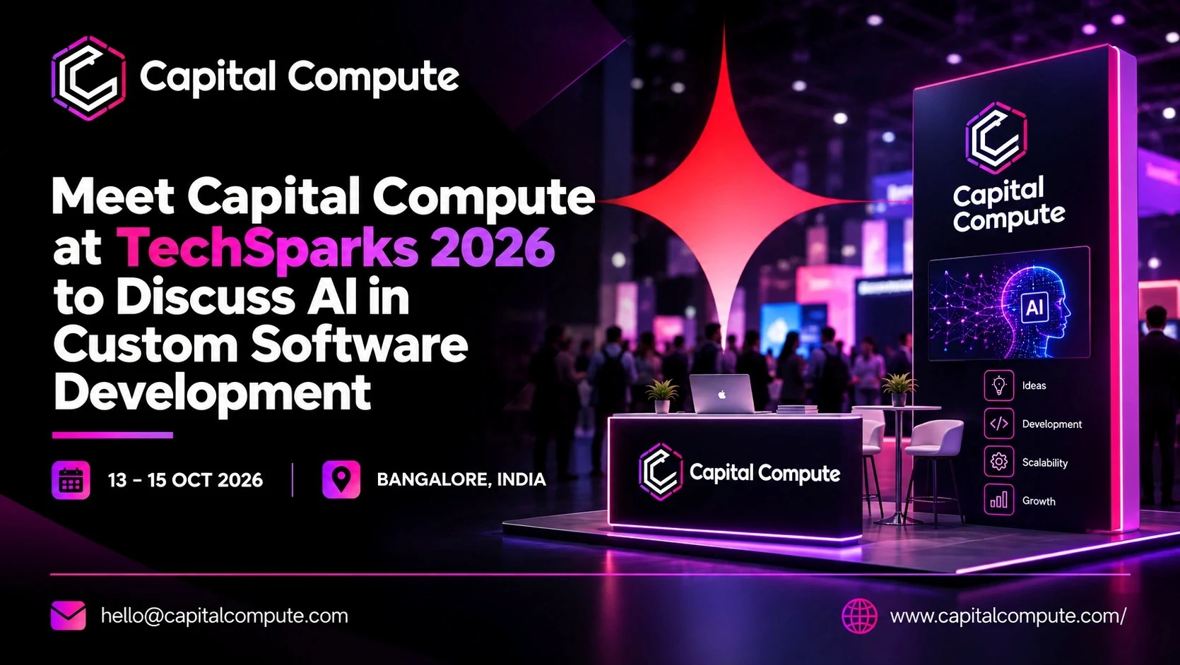 Meet Capital Compute at TechSparks 2026 to Discuss AI in Custom Software Development
